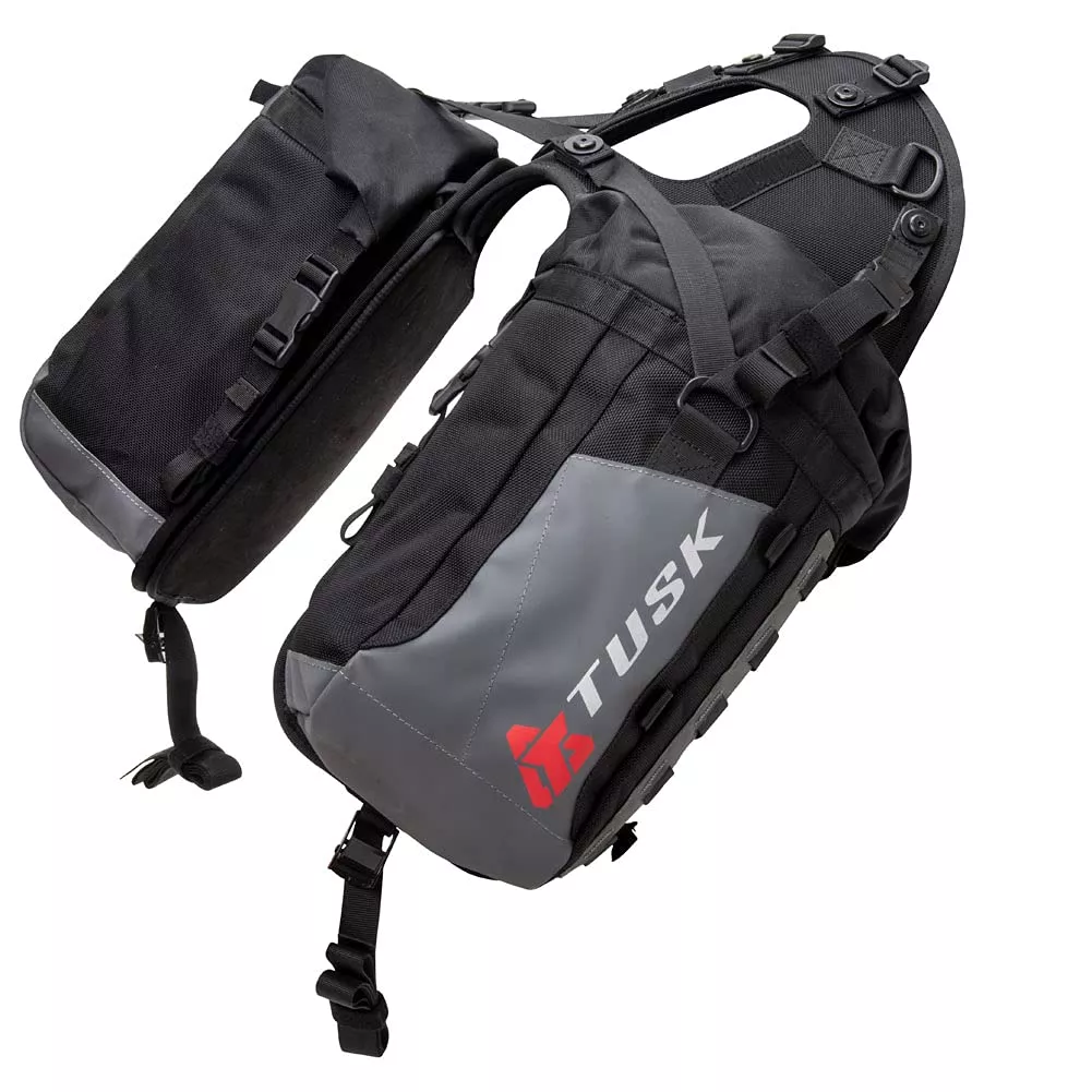 TUSK Excursion Rackless Luggage System Base Standard, Black/Grey, Nylon, Model TE01