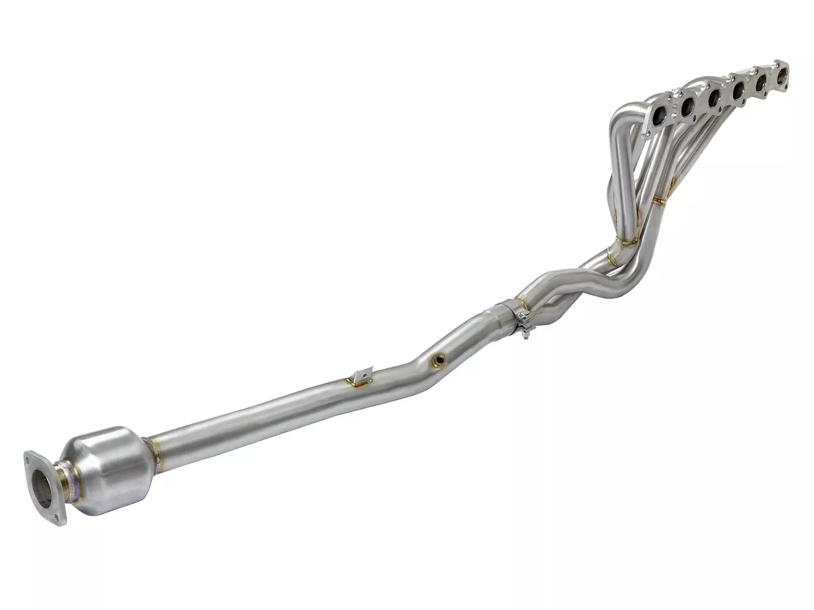 Twisted Steel Long Tube Header & Connection Pipe w/ Cat