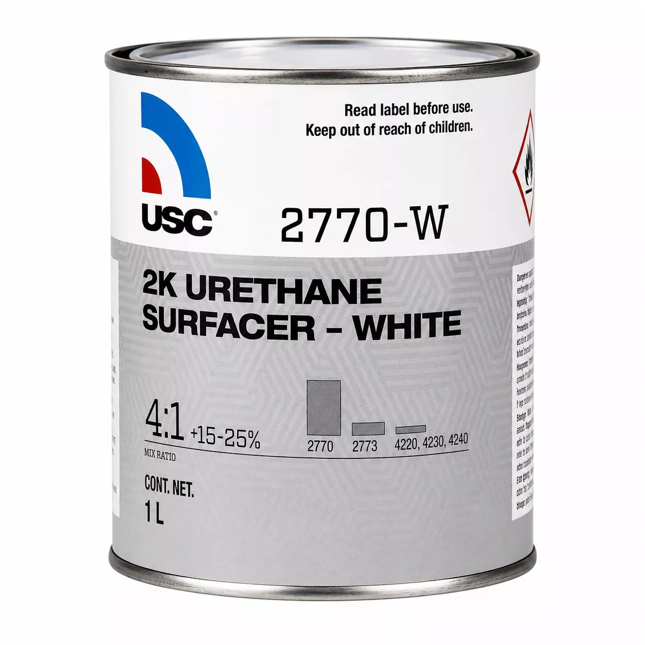 USC 2770-W 2K Urethane Surfacer White 1L