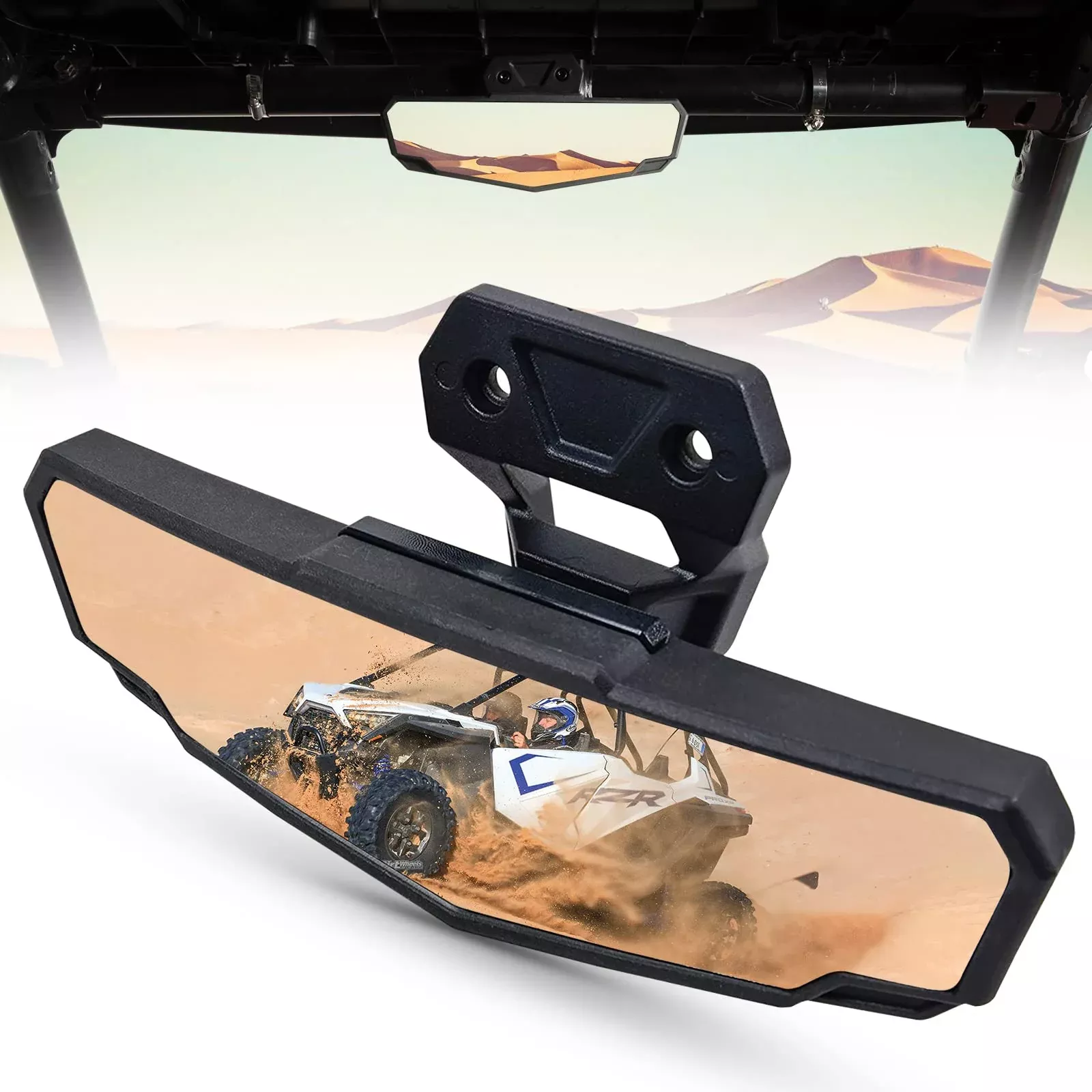 A & Utv Pro Rearview Mirror For 2024-2025 Rzr Xp 1000 Accessories, Convex Rear View Mirror For 2020-2024 Polaris Rzr Pro Xp, 202