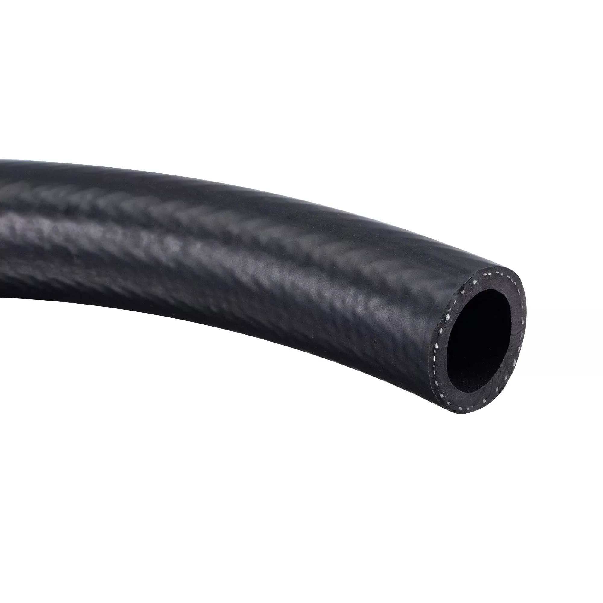 Uxcell 3/4′ Id Fuel Line Hose, 1 1/16′ Od 5Ft Oil Tubing Black For Small Engines