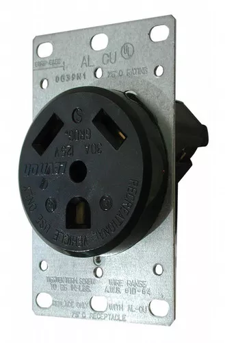 Valterra Llc 30 Amp Receptacle - Blk DG30VP