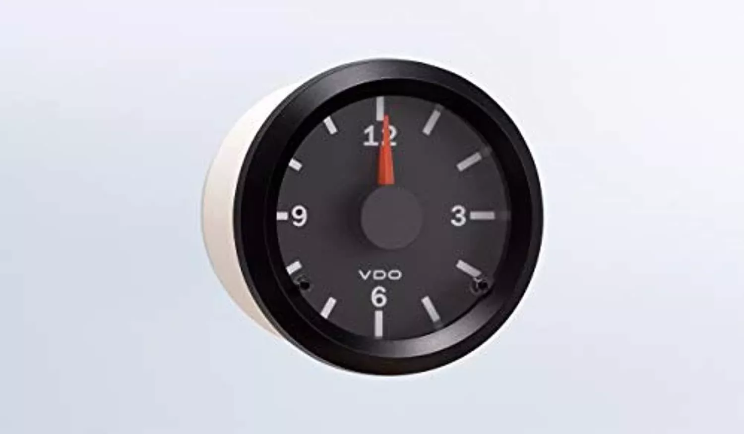 VDO 370-155 Clock – Vision Black, 2-1/16″ Size, Durable Black Material