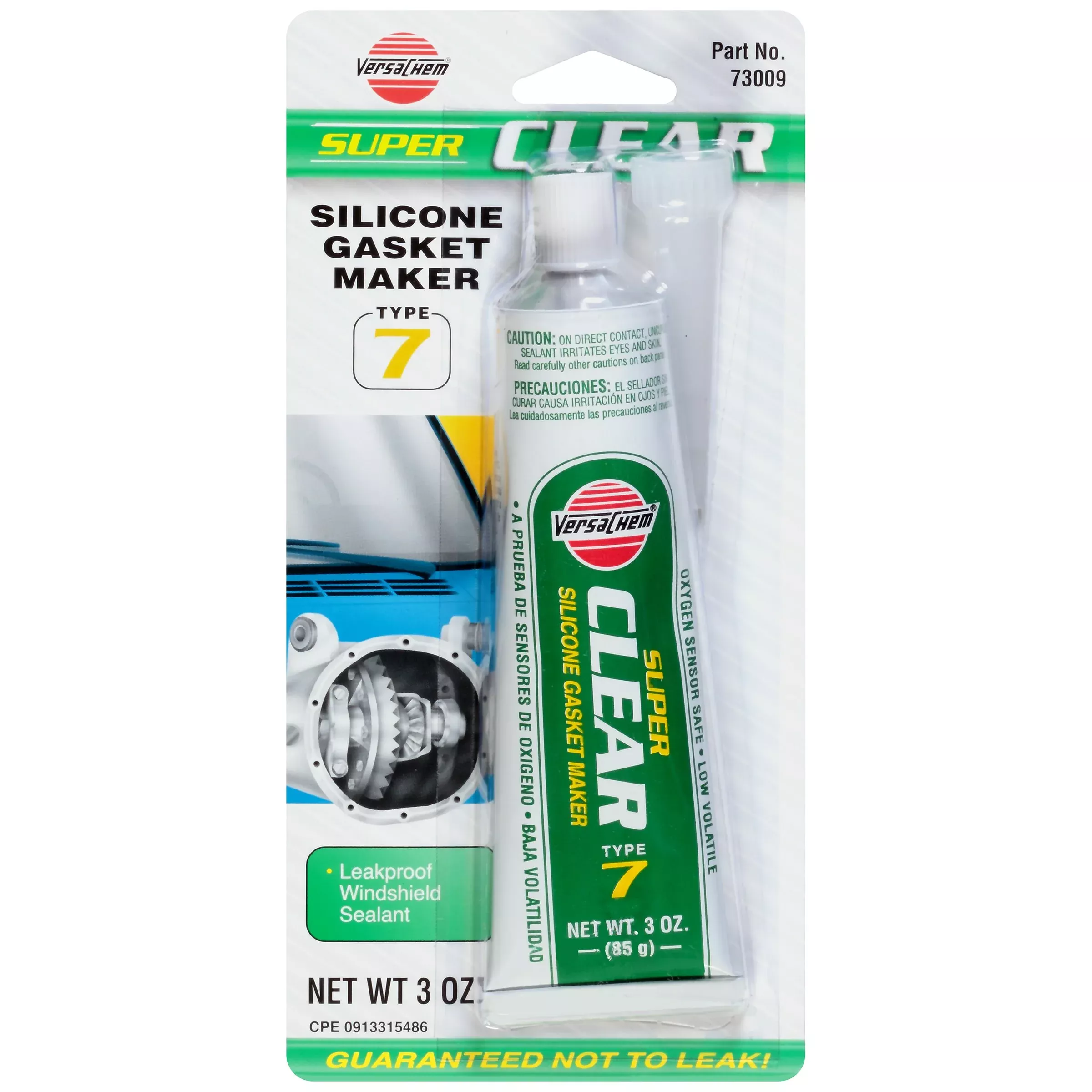 Versachem 73009 Super Clear Silicone – 3 Oz.