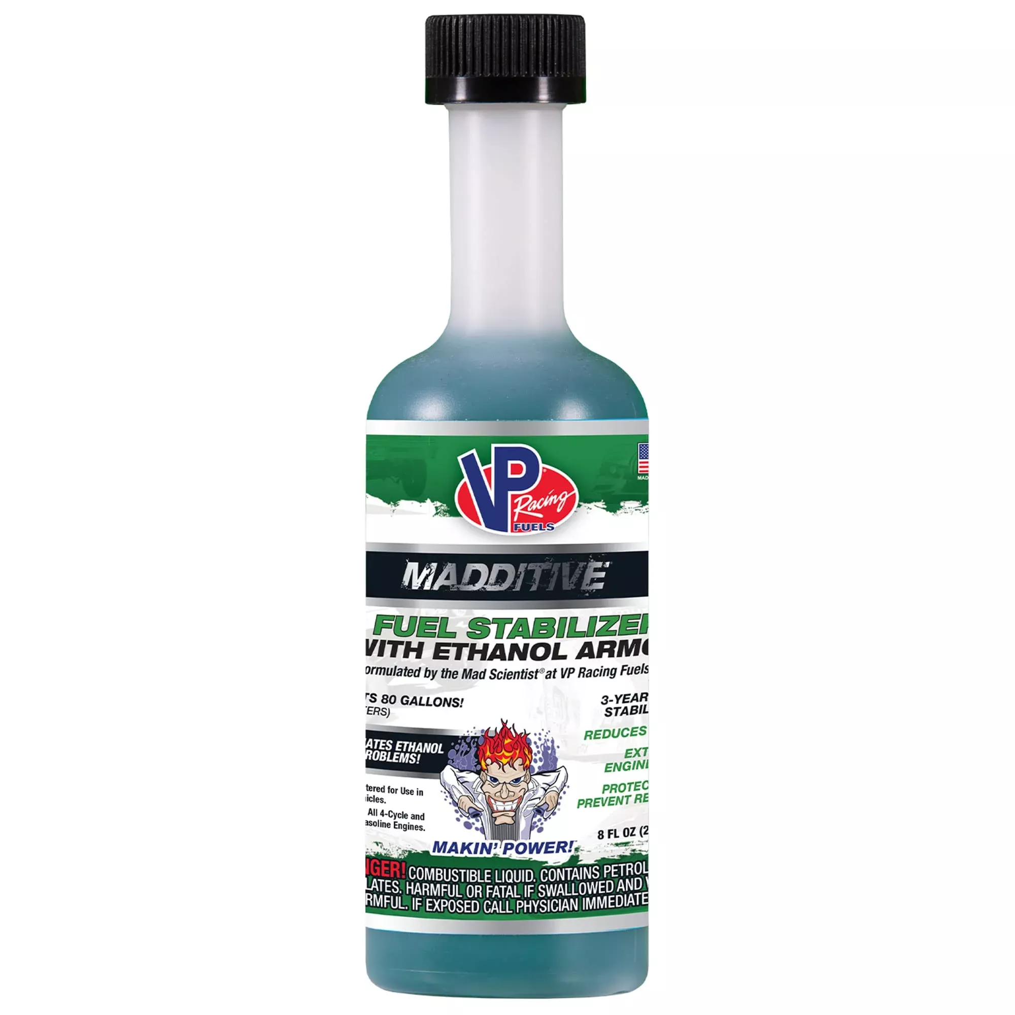 Vp Racing 2815, Madditive Fuel Stabilizer With Ethanol Armor - 8 Ounce