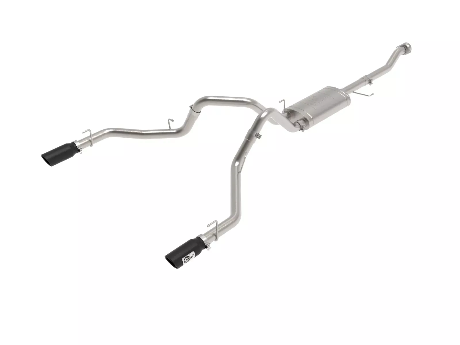 Vulcan Series 3 IN 304SS Cat-Back Exhaust System Dual Rear Exit w/ Black Tips