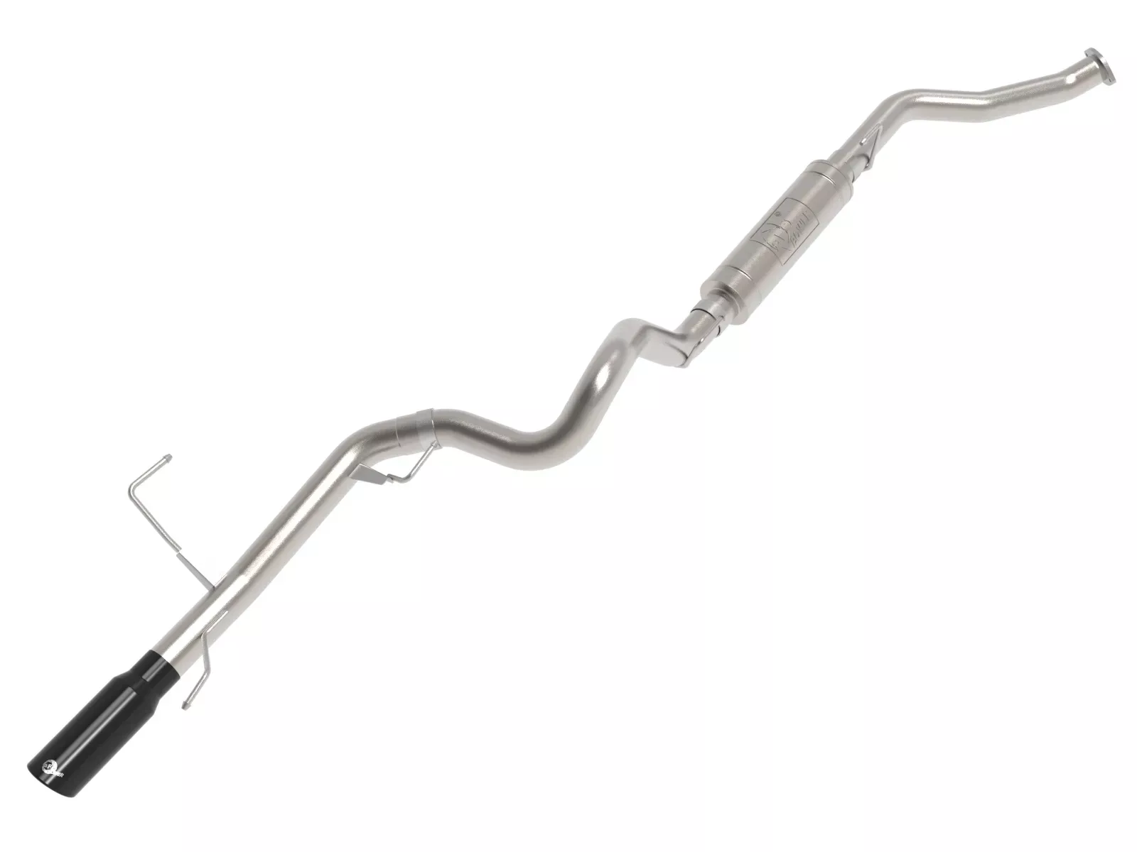 Vulcan Series 3 IN Stainless Steel Rear Exit Exhaust System w/ Black Tip
