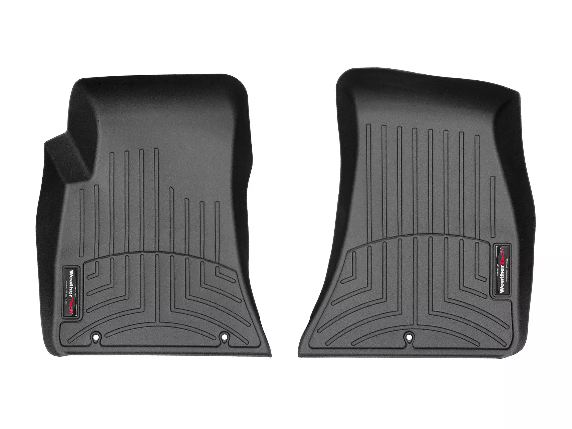 Weathertech Custom Fit Floorliners For Dodge Challenger – 1St Row (4410491), Black
