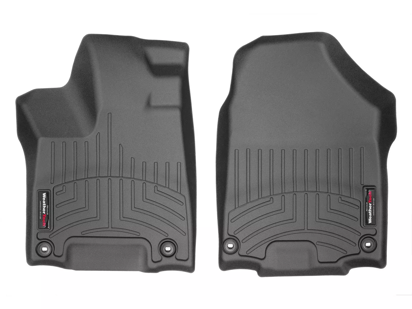 Weathertech Custom Fit Floorliners For Honda Ridgeline – 1St Row (449711), Black