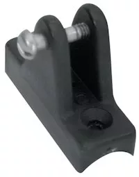 Whitecap Ind 7/8' Rail Hinge (pr.) - Blk 3443BP