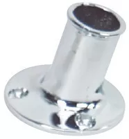 Whitecap Ind C.p. Brass Flagpole Socket1-1/4' S-5003C