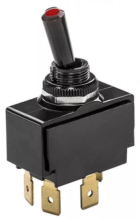 Whitecap Ind Lighted Tip Toggle Switch (mom. On/ S-7053C