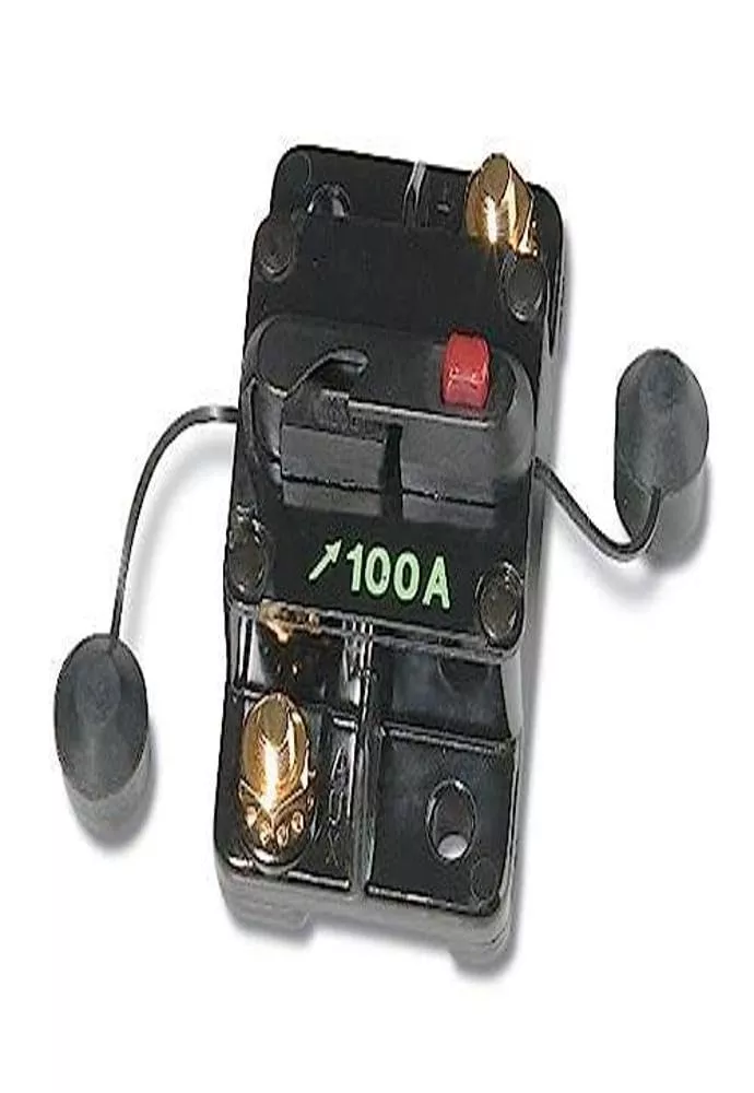 Wirthco 31202 Manual Reset Circuit Breakers - 100 Amp- (W/Terminal Covers)-Retail Pkg