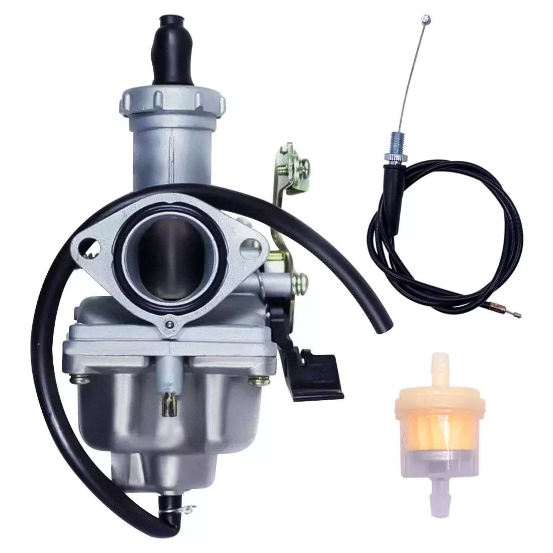 Zeekee Carburetor Carb with Throttle Cable for Honda ATV Fourtrax TRX200SX/TRX200D, Model QP2276, 1984 4 Wheeler Quad