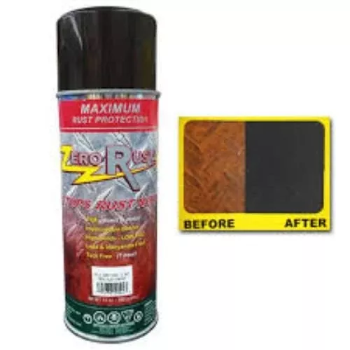 Zero Rust 62SP Black Rust Control Coating | 12 oz Aerosol Can